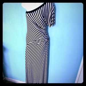 a.n.a. Long One Shoulder Dress